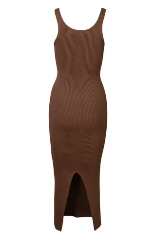 Curved Compact Knit Midi Dress | (est. retail $470) Dresses Totême   