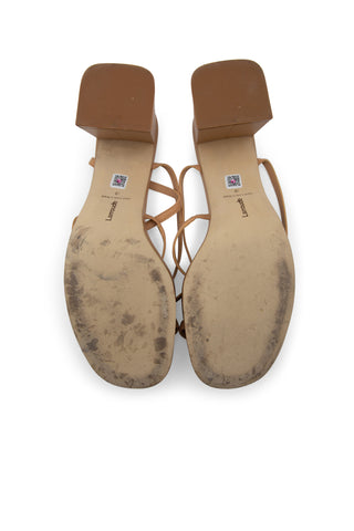 Gio Sandal in Tan Leather | (est. retail $315)