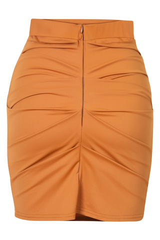 Patton Ruched Mini Skirt | new with tags Skirts Alex Perry   