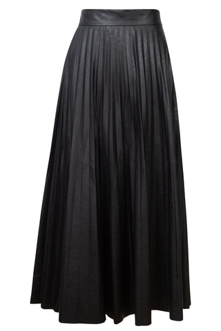 Black Pleated Midi Skirt | (est. retail $510)