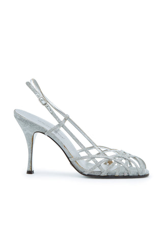 Tessuto Tania Embellished Sandals Heels Dolce & Gabbana   