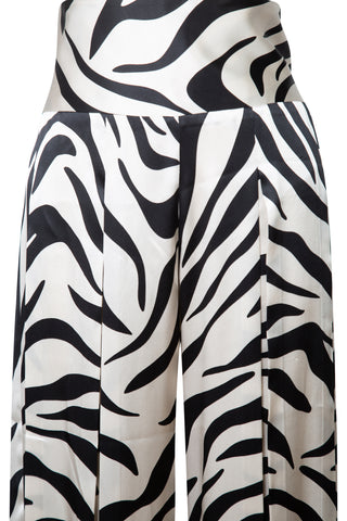 Ibiza Pant in Ivory and Black Zebra Print | new with tags (est. retail $795)