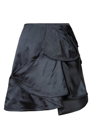 Ruffle Mini Skirt in Black Skirts J.W. Anderson   