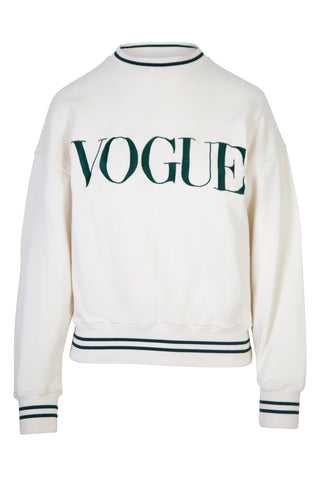 VOGUE Logo Crewneck Sweatshirt (est. retail $145) Sweaters & Knits Vogue   