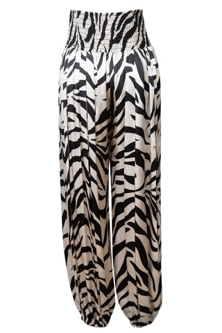 Ibiza Pant in Ivory and Black Zebra Print | new with tags (est. retail $795)