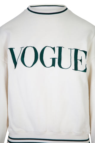 VOGUE Logo Crewneck Sweatshirt (est. retail $145) Sweaters & Knits Vogue   