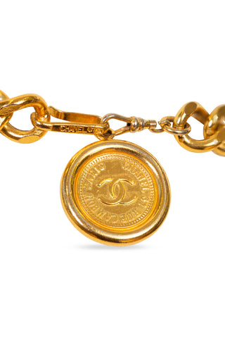 Vintage 90's Medallion Chain Belt Belts Chanel   