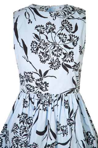 Sleeveless Floral Print Midi Dress | Resort '19 Collection Dresses Carolina Herrera   