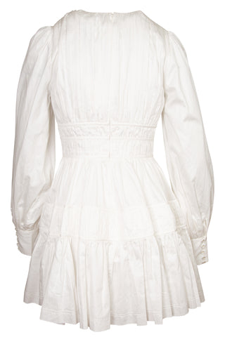 Fallingwater Gathered Mini Dress in Ivory | new with tags (est. retail $300)