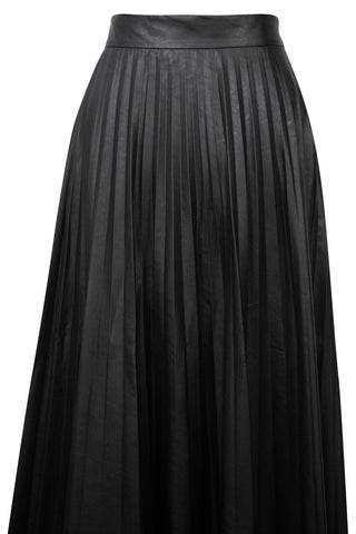 Black Pleated Midi Skirt | (est. retail $510)