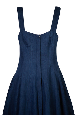Denim Button Up Dress | (est. retail $595)