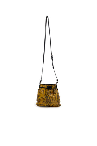 Python Embossed Beeka Crossbody Bag