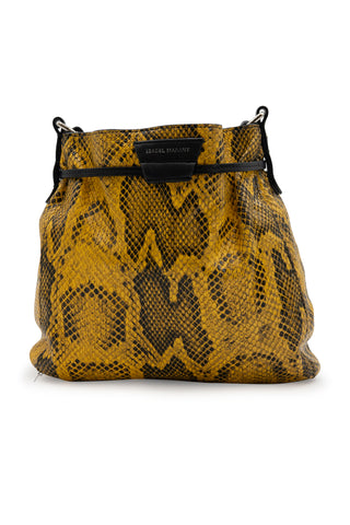 Python Embossed Beeka Crossbody Bag