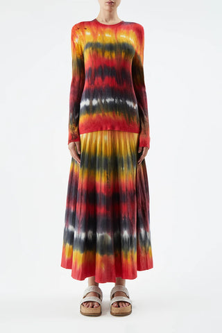 Tie Dye Ella Cashmere Skirt | (est. retail $2,490)