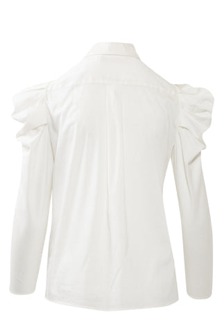 Pleated Long Sleeve Blouse Shirts & Tops Brock Collection   