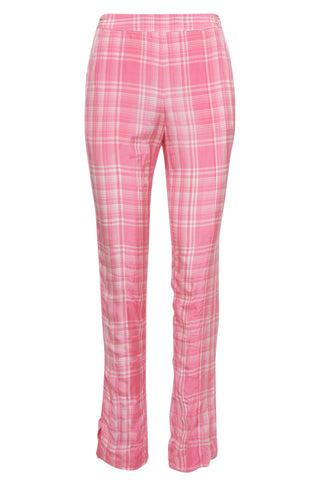 'Oboe' Plaid Pant in Peony | new with tags (est. retail $995)
