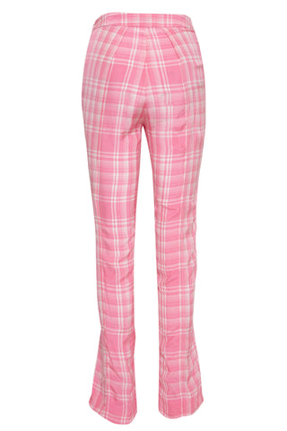'Oboe' Plaid Pant in Peony | new with tags (est. retail $995) Pants Rosie Assoulin   