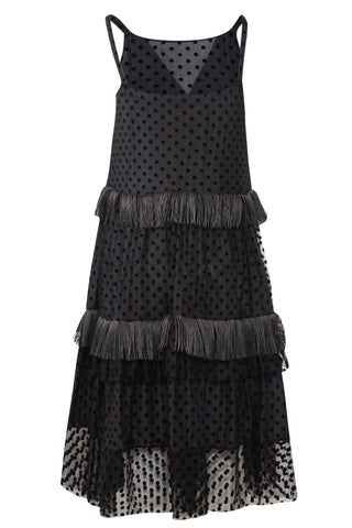 Polka Dot Fringe Dress | (est. retail $2,543)