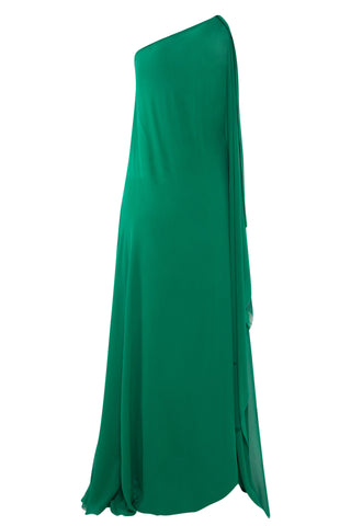 Georgette One-Shoulder Maxi Dress Dresses Elie Saab   