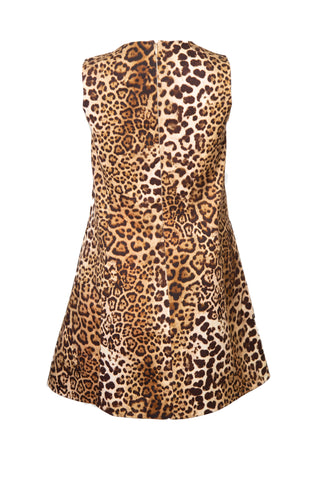 Leopard-Print Cotton-Blend Midi Dress | new with tags (est. retail $1,990) Dresses Carolina Herrera   