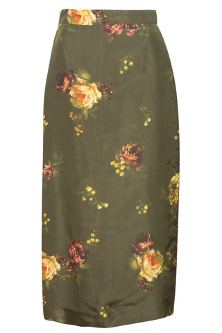 Rabbit Silk Floral Print Skirt | new with tags Skirts Brock Collection   