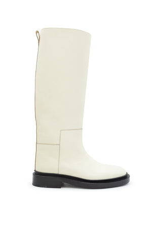 Knee Length Leather Boots | (est. retail $1,550) Boots Jil Sander   