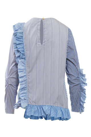 'Nil' Multi-Stripe Cotton Poplin Shirt