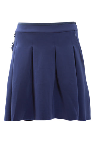 'Darrow' Box Pleated Tennis Skirt in Blue | new with tags (est. retail $150)