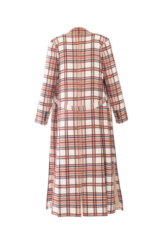 Tailored Plaid Coat with Slits | new with tags Coats Rokh   