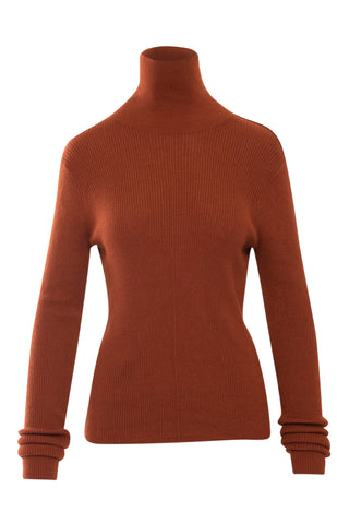 Rust Turtleneck Sweaters & Knits Sally LaPointe   