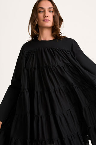 Soliman Dress in Black Dress Merlette   