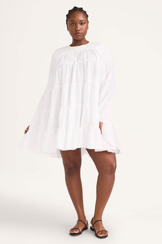 Soliman Dress in White Dress Merlette   