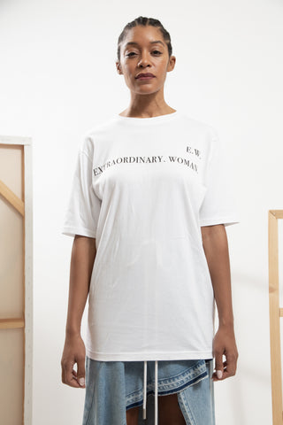 'Extraordinary. Woman.' Graphic Tee | new with tags Shirts & Tops Emilia Wickstead   