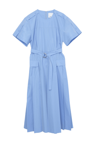 SS Utility Dress with D-Ring Belt DRESS 3.1 Phillip Lim Oxford Blue XS | US 0 