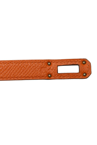 Epsom Classic Kelly Wallet Orange Small Leather Goods Hermes   