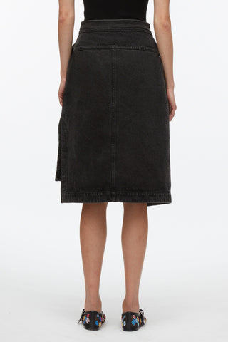 Denim Wrap Skirt SKIRT 3.1 Phillip Lim   