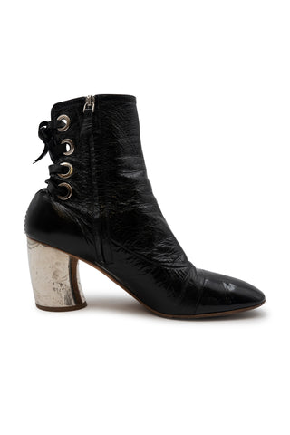 Lace Up Ankle Boot in Black Boots Proenza Schouler   