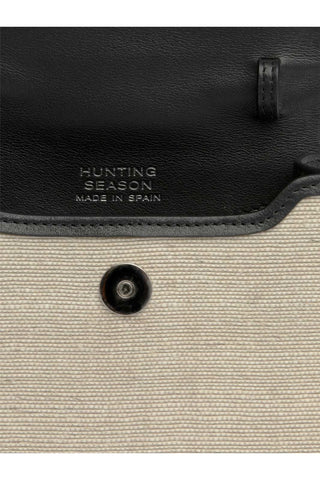The Small Top Handle in Woven Fique (Black) Handbags Hunting Season   