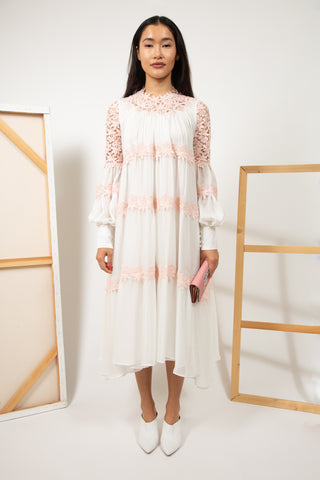 Sheer Floral Gown