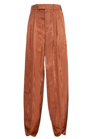 Bronze Faille Moire Pants | new with tags