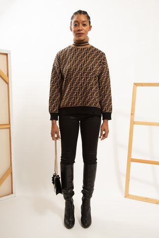Intarsia Cashmere Turtleneck Sweater | (est. retail $1,980)