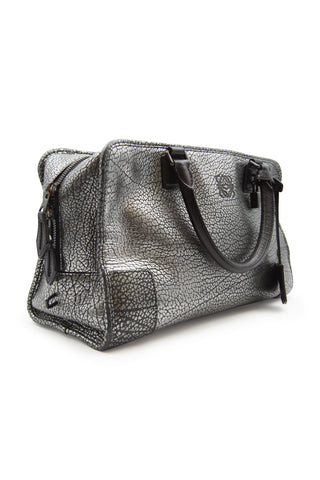 Amazona Metallic Leather Handbag Tote Bags Loewe   