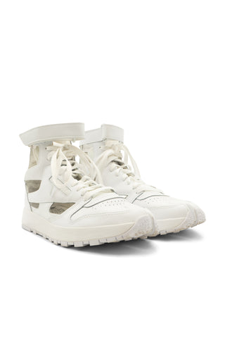 x Reebok Classic Leather Tabi High-Top Sneakers | (est. retail $595) Sneakers Maison Margiela   