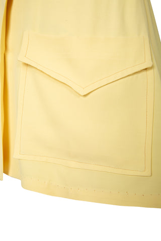 Vintage Pale Yellow Pant Suit Outfit & Sets Vintage   