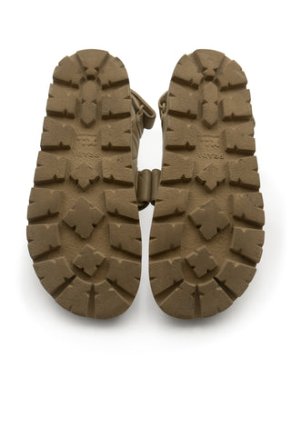 Padded Nappa Sandals in Desert Beige Sandals Prada   