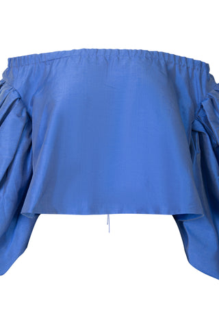 Floaties Top in Ocean Blue | (est. retail $995) Shirts & Tops Rosie Assoulin   