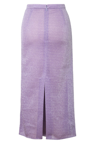 Purple Shimmer Midi Skirt | new with tags
