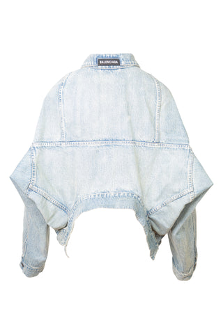 Upside Down Denim Jacket | (est. retail $1,850) Jackets Balenciaga   
