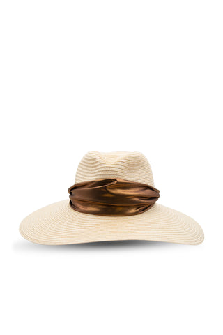 Cassidy in Metallic Bronze | new with tags (est. retail $395) Hats Eugenia Kim   