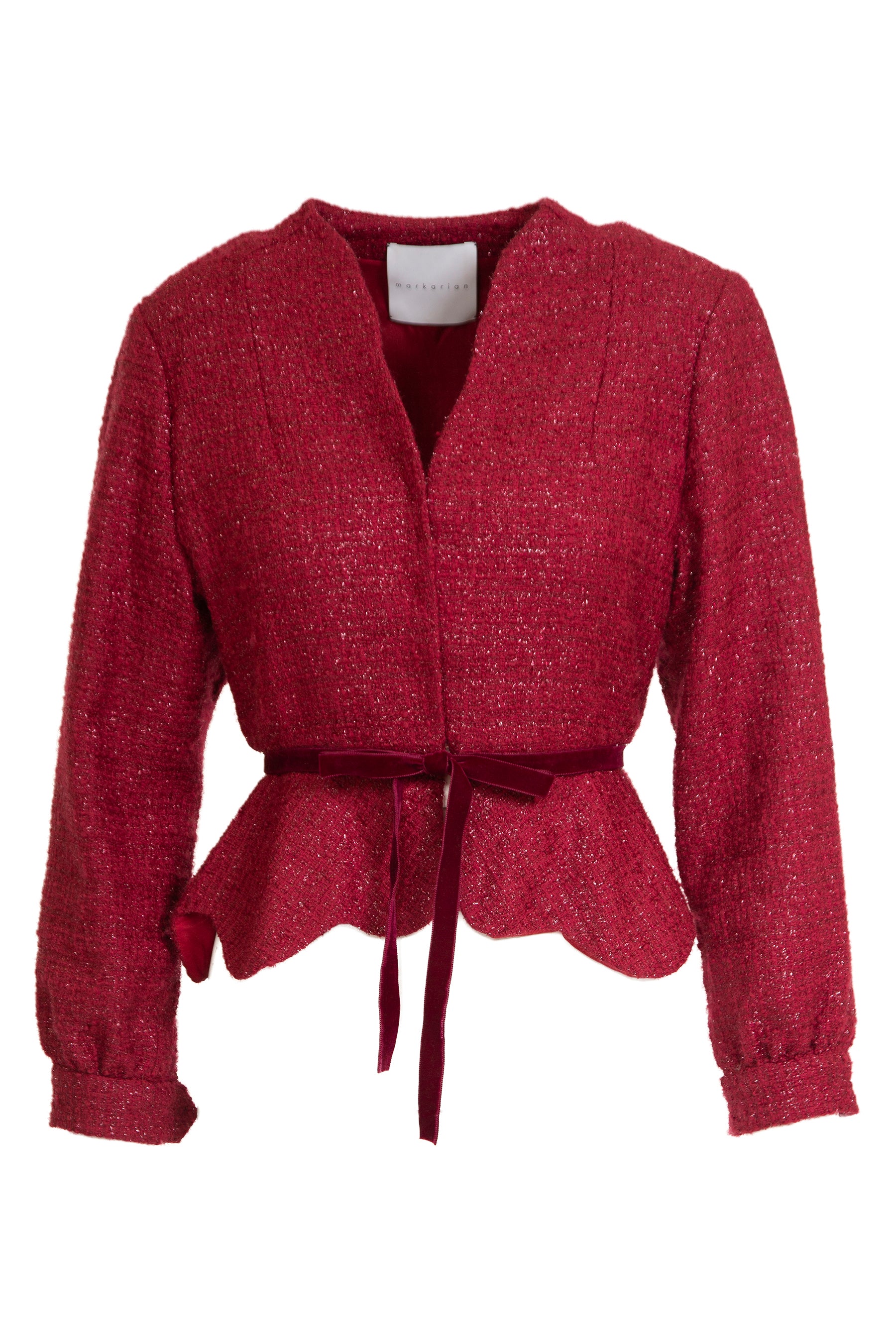 resident klassisk Lege med Custom Red Tweed Jacket | (est. retail $1,595) – Dora Maar